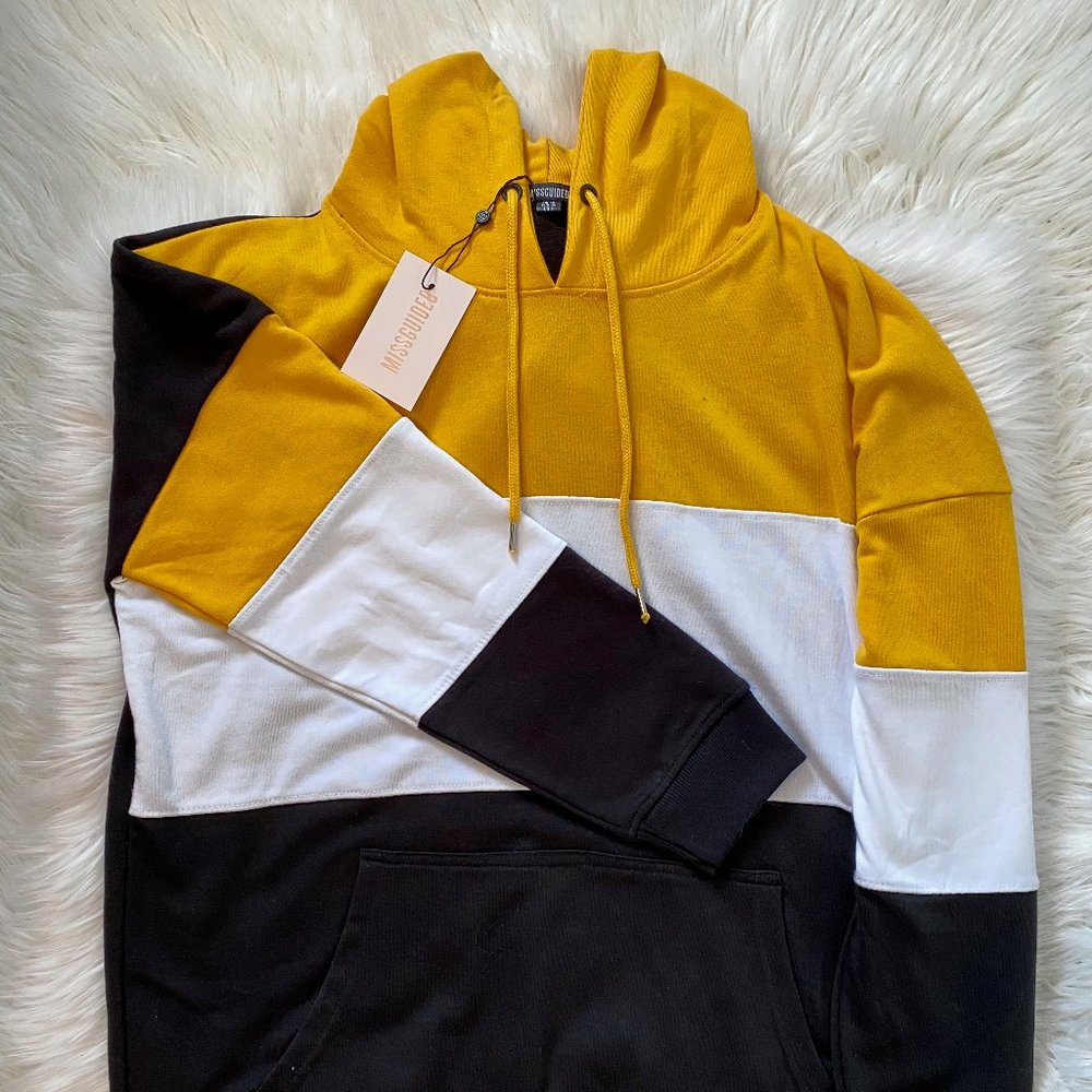 Missguided // colour block hoodie - Picture 5 of 5